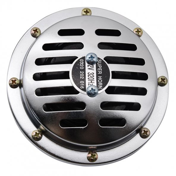 HELLA TİPİ SUPER TON KORNA KROM 2 ADET 13CM - 3