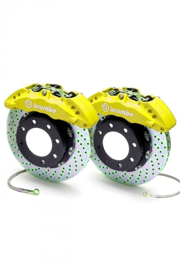 Sarı Kaliper Kapağı 4lü Ön Arka Set - Resim 3