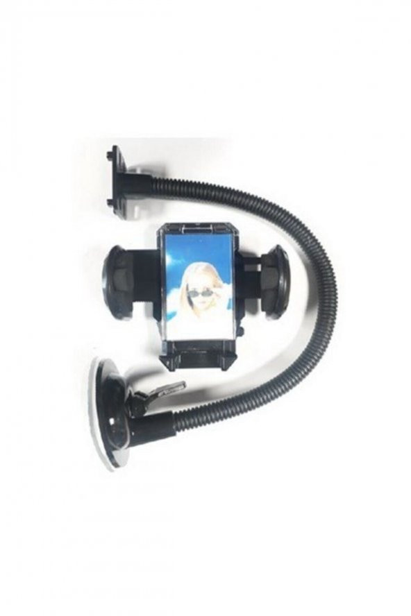 Telefon Tutucu 35cm Uzun Spral Vantuzlu - 2