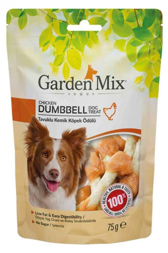 Gardenmix Tavuklu Kemik Köpek Ödülü 75 Gr