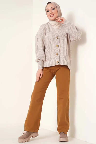 Boru Paça Taba Jean Pantolon - 2