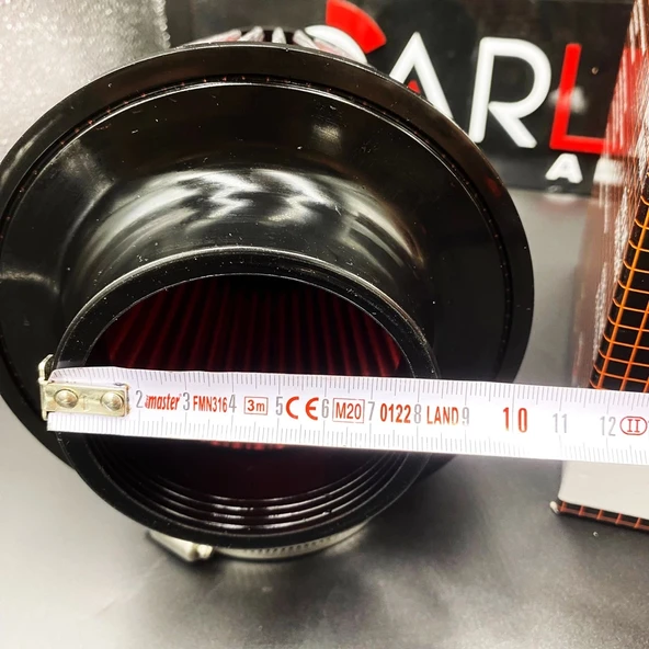 K&N Kn Performans Artırıcı Açık Hava Filtresi 7.6cm Kırmızı Renk  - Yüksek Performans - 9