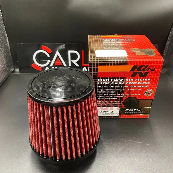 K&N Kn Performans Artırıcı Açık Hava Filtresi 7.6cm Kırmızı Renk  - Yüksek Performans - 4