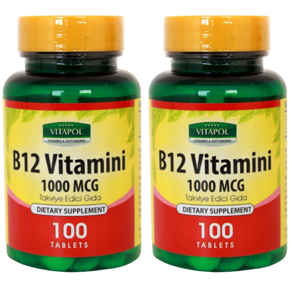 Vitapol Vitamin B12 Vitamini 1000 Mcg 2x100 Tablet