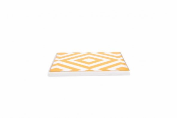 Porland Morocco Desen4 Sarı Bardak Altlığı 10x10 cm  04A+P021649 - 3