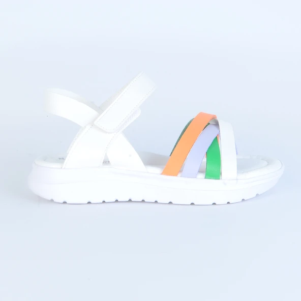 Şiringenç 1122 Beyaz Kız Çocuk Sandalet - Resim 14