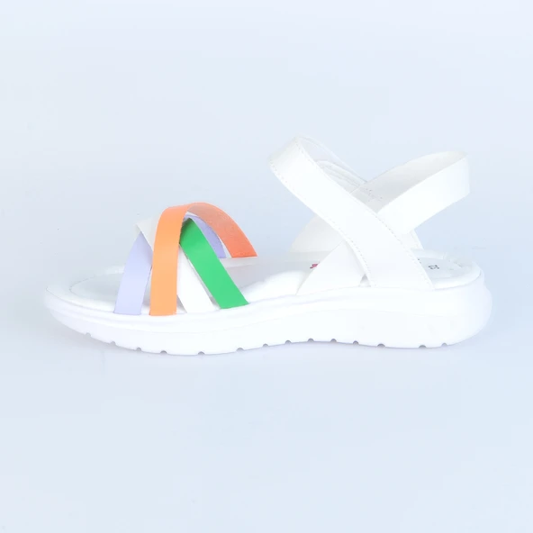 Şiringenç 1122 Beyaz Kız Çocuk Sandalet - Resim 6