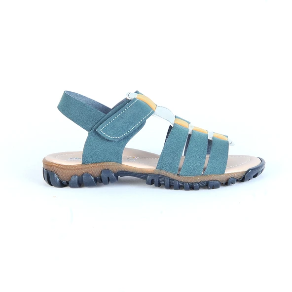 Arzen 1123 Yeşil Erkek Çocuk Sandalet - Resim 3