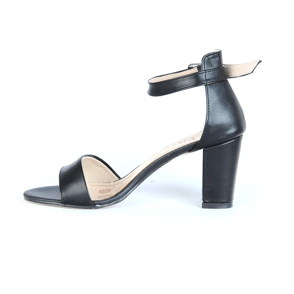 Moda Ayakkabı 245 Kadın Tek Bant Topuklu Ayakkabı - 3