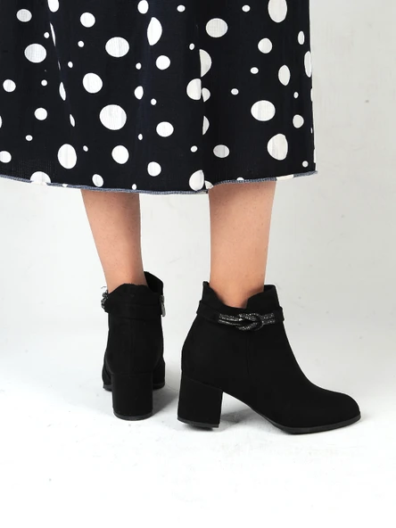 Moda Ayakkabı 23-134 Kadın 5 Cm Bot Ayakkabı - 5