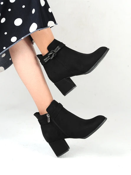 Moda Ayakkabı 23-134 Kadın 5 Cm Bot Ayakkabı - 22