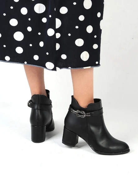 Moda Ayakkabı 23-134 Kadın 5 Cm Kadın Bot Ayakkabı - 6