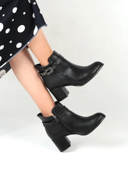 Moda Ayakkabı 23-134 Kadın 5 Cm Kadın Bot Ayakkabı - 7