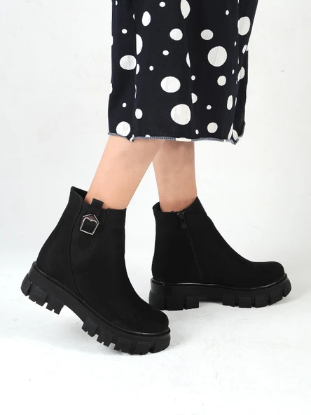 Moda Ayakkabı 3-134 Kadın Kışlık Bot Ayakkabı - 7
