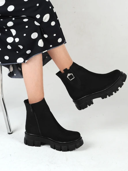 Moda Ayakkabı 3-134 Kadın Kışlık Bot Ayakkabı - 6