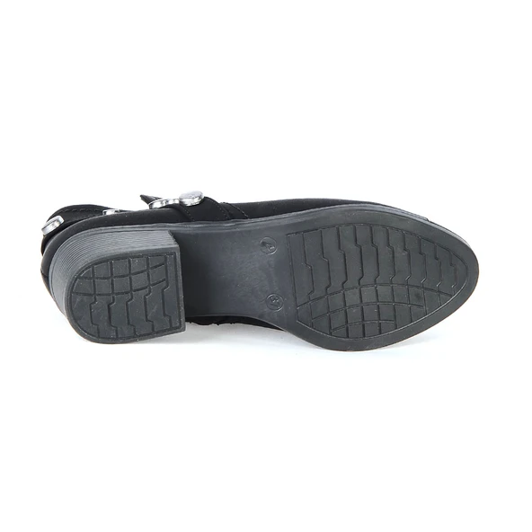 Moda Ayakkabı 3854 Kadın Topuklu Bot Ayakkabı - 17