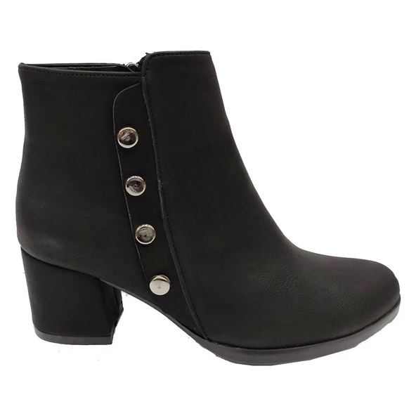 Moda Ayakkabı 6467 Kadın Topuklu Bot Ayakkabı - 39