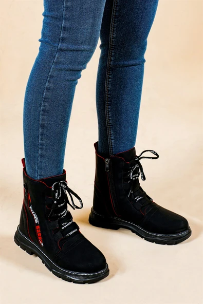 Moda Ayakkabı 7045 Kadın Bot Ayakkabı - 4