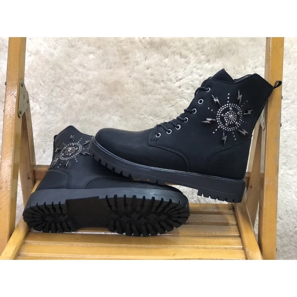Moda Ayakkabı 7085 Kadın Bot Ayakkabı - 9