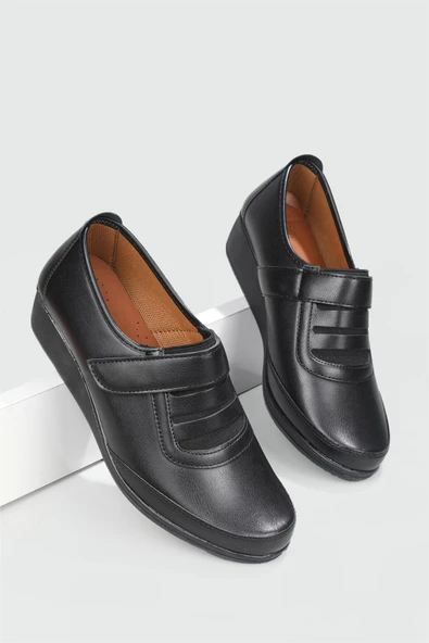 Moda Ayakkabı 8235 Kadın Bantlı Casual Ayakkabı - 2