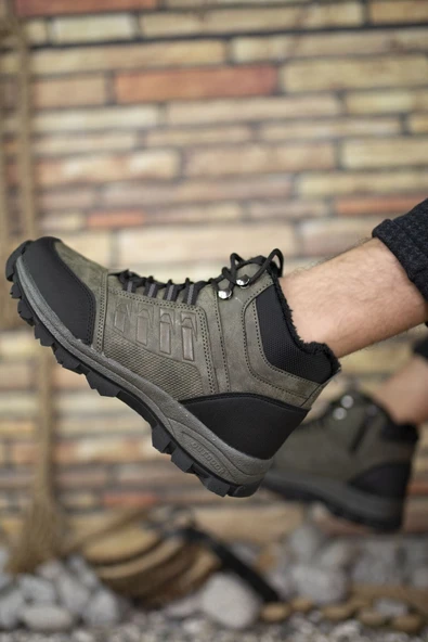 Moda Ayakkabı 4521 Erkek Günlük Kürklü Bot Ayakkabı - 2