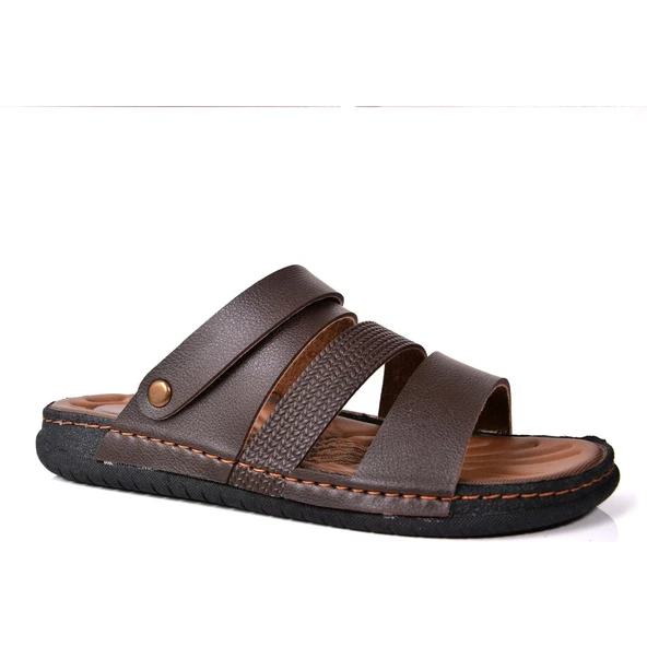 Moda Ayakkabı 6520 Kahve Günlük Erkek Telik - 6