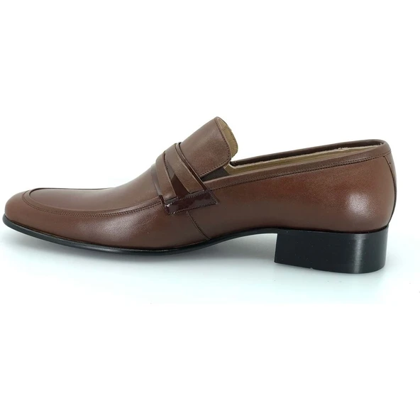 Moda Ayakkabı 9200 Kahve Kauçuk Deri Erkek Klasik Ayakkabı - 15