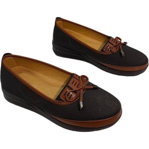 Moda Ayakkabı 1520 Kadın  Günlük Düz Babet Ayakkabı - Resim 3