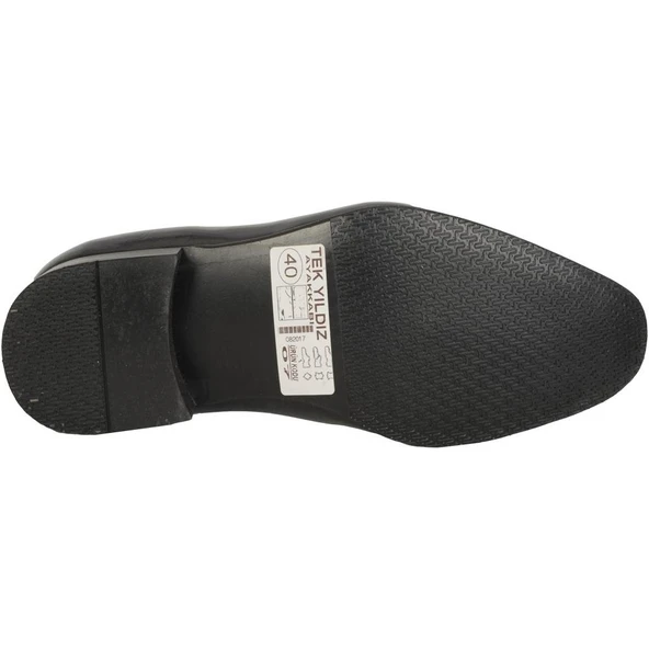 ModaAyakkabı 2010 Siyah Deri Günlük Kılasik Ayakkabı - 8