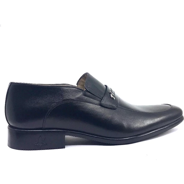 Moda Ayakkabı 7020 Siyah Kuçuklu Taban Erkek Ayakkabı - 27