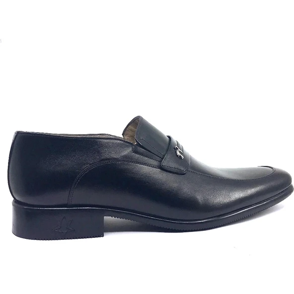 Moda Ayakkabı 7020 Siyah Kuçuklu Taban Erkek Ayakkabı - 22