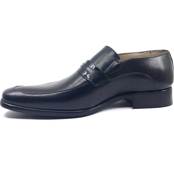 Moda Ayakkabı 7020 Siyah Kuçuklu Taban Erkek Ayakkabı - 25