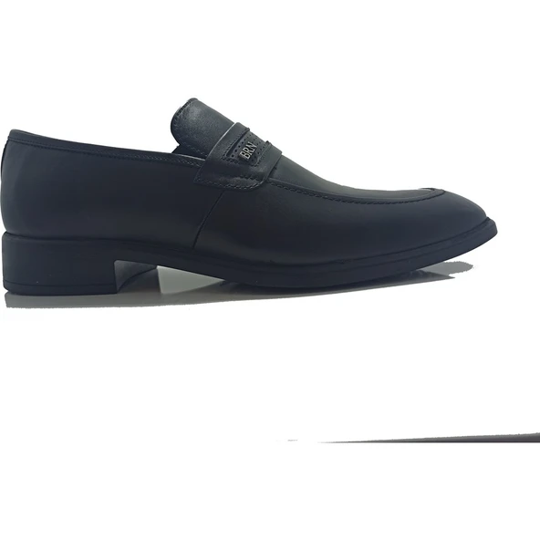 Moda Ayakkabı 4370 Siyah Deri Klasik Erkek Ayakkabı - 4