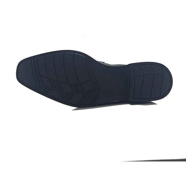 Moda Ayakkabı 4370 Siyah Deri Klasik Erkek Ayakkabı - 14