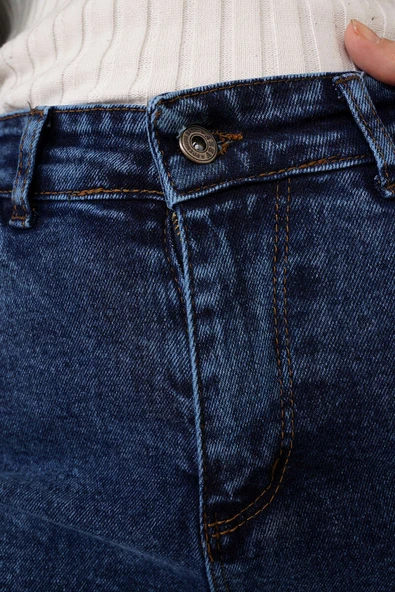 Regular Fit Likralı Pantolon Kar Koyu - Resim 4