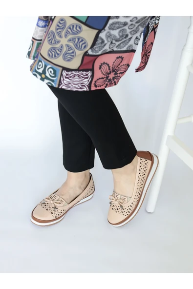 Moda Ayakkabı 7412 Kadın  Günlük Babet Ayakkabı - Resim 7