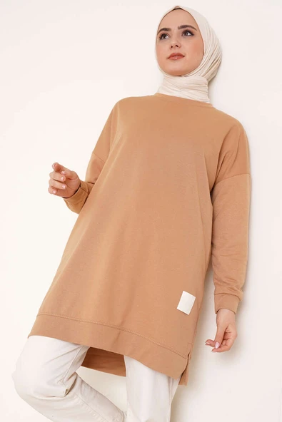 Salaş Armalı Tunik Latte