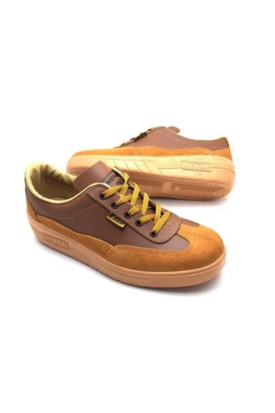 Moda Ayakkabı Mekap Bej deri Erkek Casual Ayakkabı - 3