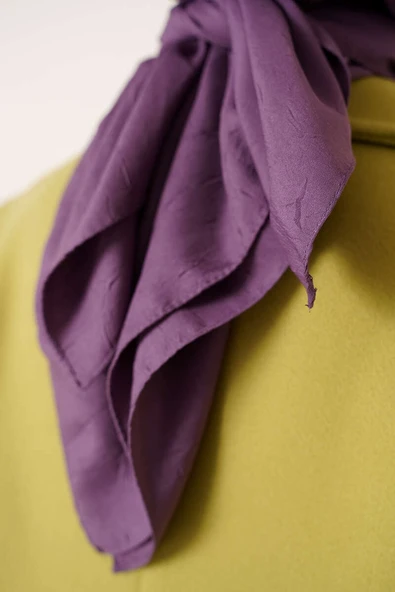 Bambu Kraş Eşarp Lavanta - Resim 4