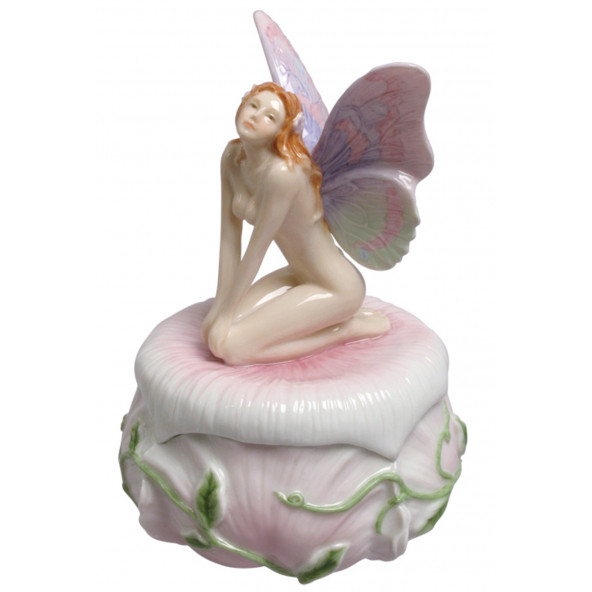 VERONESE BİBLOLAR-Wise Porselen-PORSELEN PERILI MÜCEVHER KUTUSU-9,5x9,5x13,5 CM-JAP20037AA ürün görseli