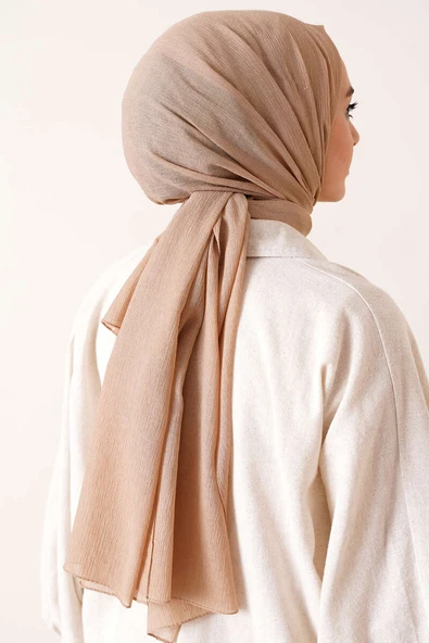 Elegant Serisi Latte Şal -28 - Resim 3