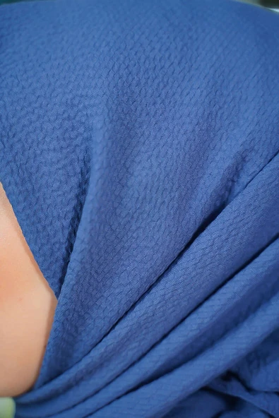 Mio Caz Eşarp İndigo - Resim 4