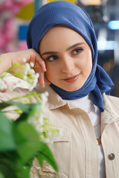 Mio Caz Eşarp İndigo ürün görseli 1