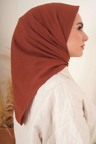 Mio Caz Eşarp Kiremit - Resim 3