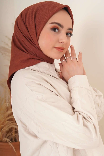 Mio Caz Eşarp Kiremit ürün görseli 1