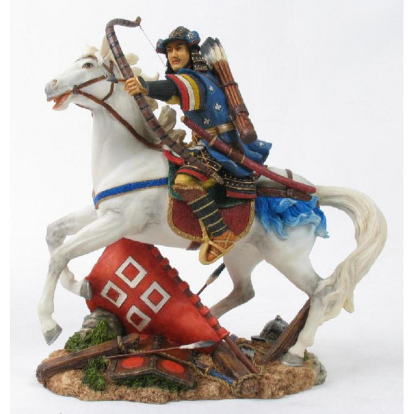 VERONESE BİBLOLAR-Uzakdoğu Figür-WISE SAMURAY-20x12,5x21,5 CM-JWU72480AA ürün görseli