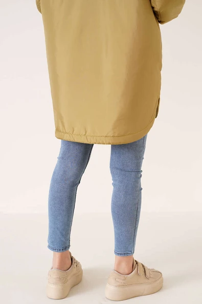 Dar Paça Likralı Pantolon Kar Açık - Resim 3