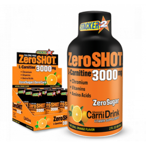 +1 HEDİYE ZeroSHOT Karnitin 3000mg  12 x 60ml - 3