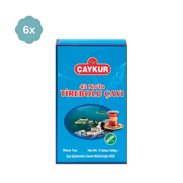 Çaykur 42 Nolu Tirebolu Siyah Dökme Çay 500 Gr - 15 Adet - Resim 2