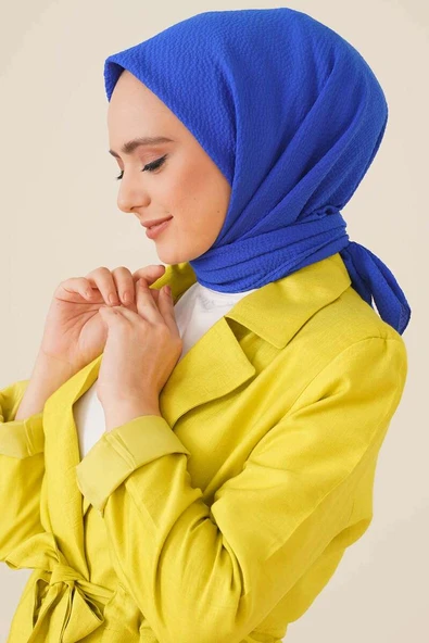 Mio Caz Eşarp Mavi - Resim 2